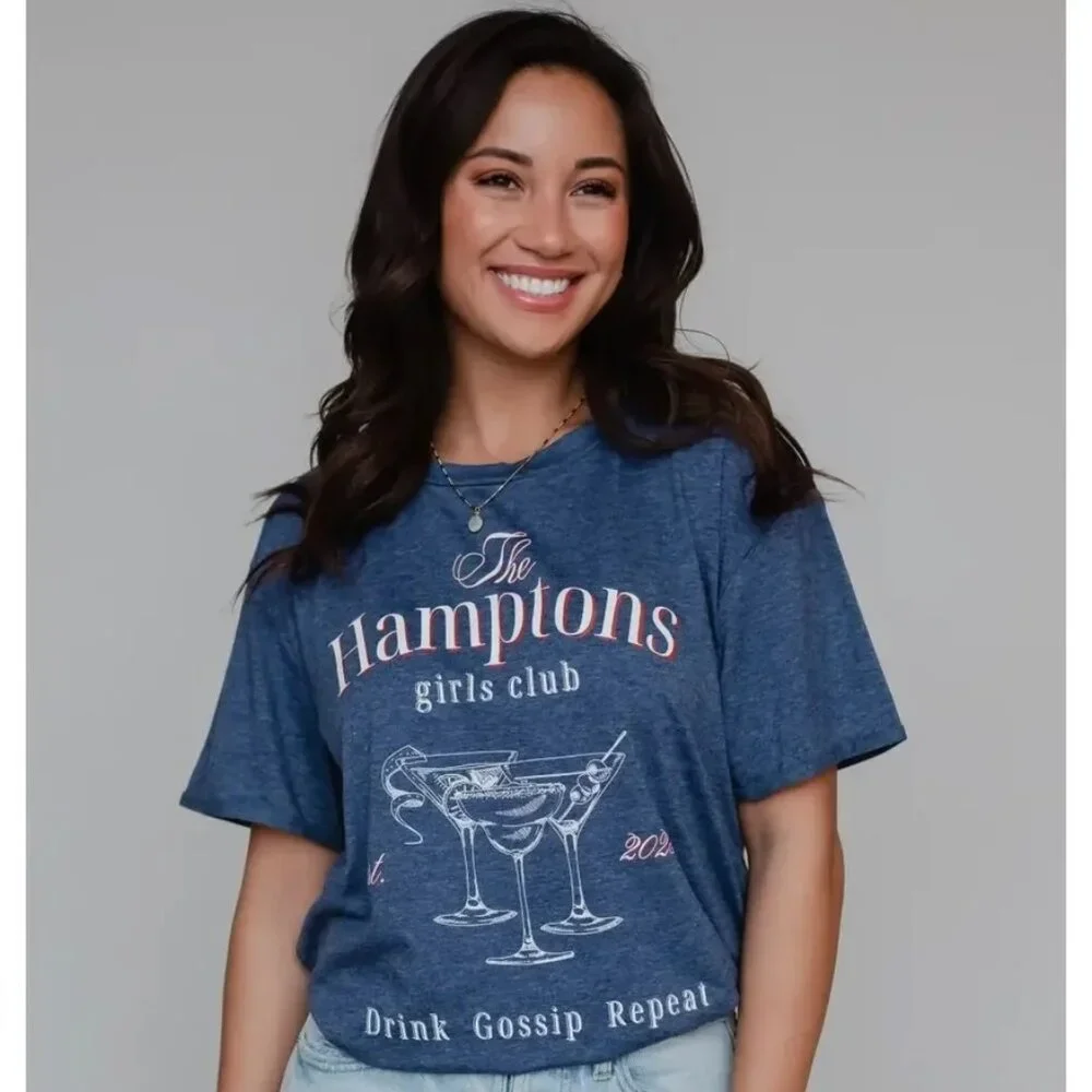 ($12) Hamptons Girls Club Tee - Picture 2 of 5